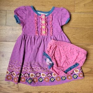 Matilda Jane Baby Girl Dress 6 to 12 Months, Pet Free Smoke Free Home